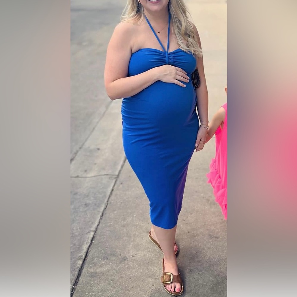 Cutout Maternity Bodycon dress